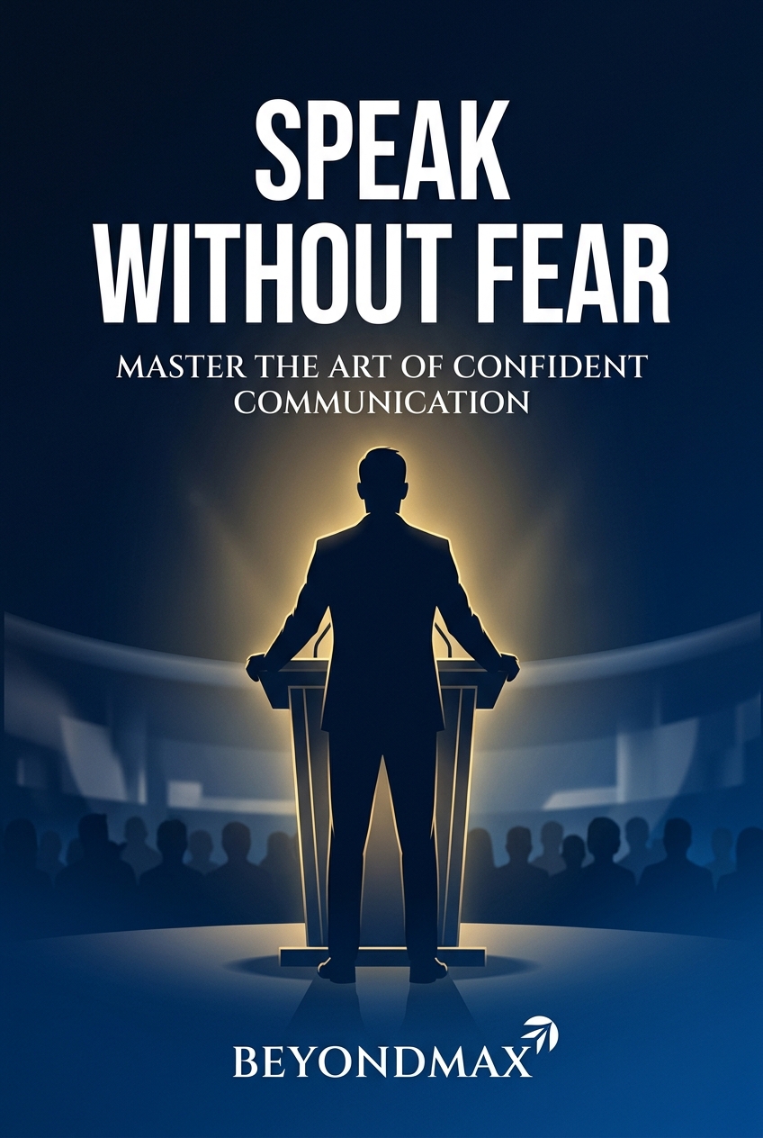 How to Speak Without Fear Ebook Cover by BeyondMax